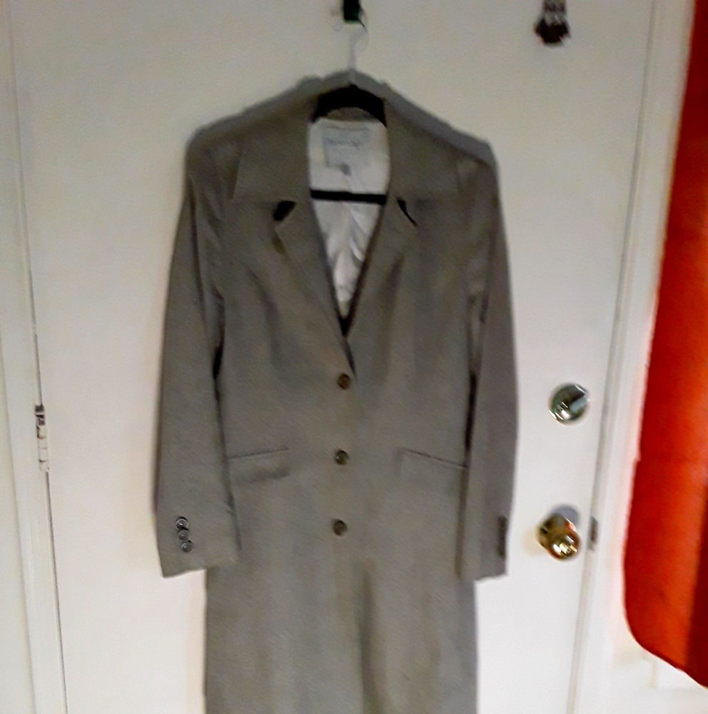 Bandolera Long Jacket in Grey